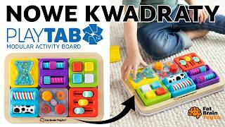 PlayTab sensoryczna tablica aktywności z magnetycznymi kwadratami, #zabawka od Fat Brain Toy