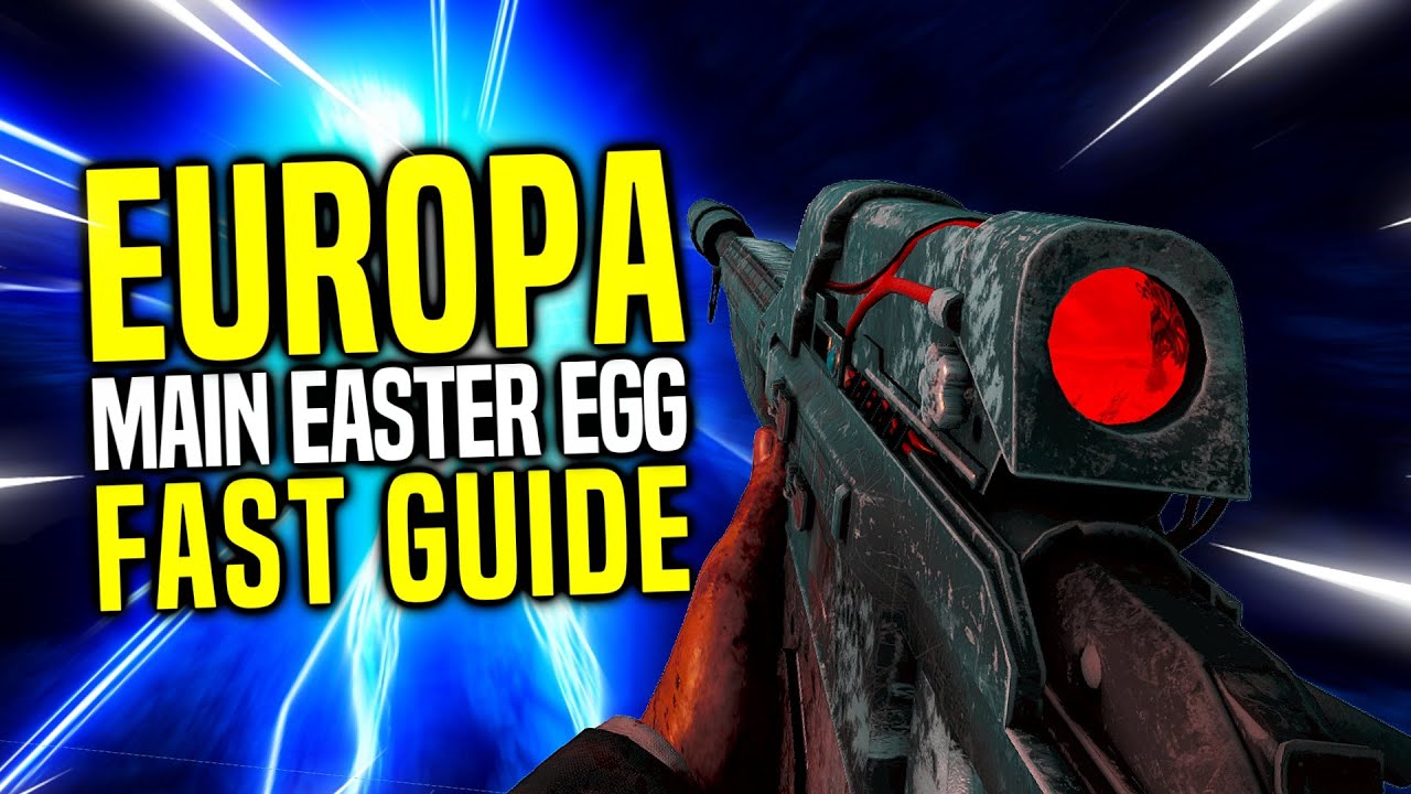 60 Second Guides "EUROPA" MAIN EASTER EGG GUIDE! (CUSTOM ZOMBIES