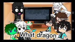 minecraft characters react to alex