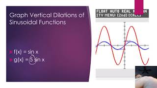 Graph Vertical Dilations of Sinusoidal Functions