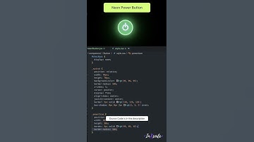 Neon Power Button 🌈 #shorts #trending #reactjs #viral #ytshorts