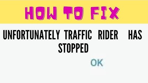 #unfortunately #trafficrider #stopped UNFORTUNATELY TRAFFIC RIDDER HAS STOPPED WORKING, HOW TO FIX |