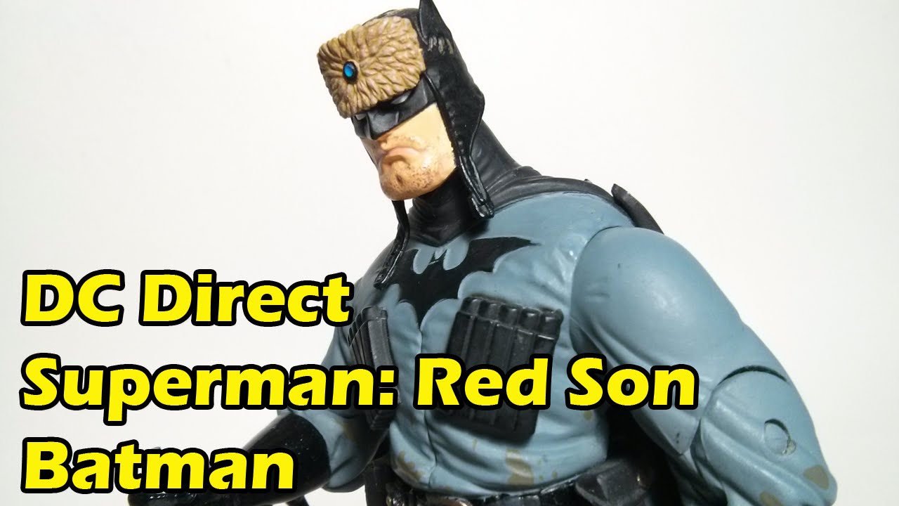 red son batman figure