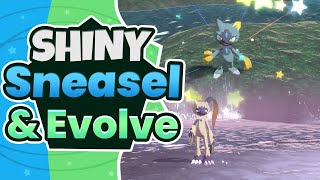 Shiny Sneasel & Evolve! Mass Outbreaks | Pokemon Legends Arceus