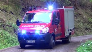 Waldbrandübung im 'Herschdorfer Tal' Leutenberg [ALARMIERUNG + INSIDE VIEW + EINSATZSTELLE]