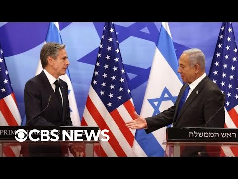 Blinken, Israeli Prime Minister Benjamin Netanyahu deliver remarks after meeting | full video