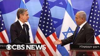 Blinken, Israeli Prime Minister Benjamin Netanyahu deliver remarks after meeting | full video
