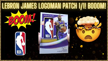 OMG! LEBRON JAMES LOGOMAN 1/1!! 2020/21 Panini Immaculate Basketball Hobby 5 Box Case Break #52 PYT