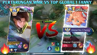 PERTARUNGAN MMR MARTIS VS TOP GLOBAL 1 FANNY 🔥🔥 -Mobile Legends