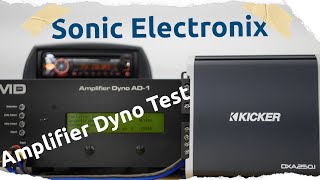 Kicker DXA250.1 Amplifier Dyno Test | SMD D'Amore AD-1