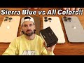 iPhone 13 Pro SIERRA BLUE vs EVERY COLOR!! (Is this the BEST IPHONE 13 PRO COLOR??)