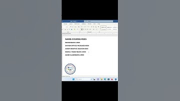 Microsoft Word Magical Tricks and Tips | #youtubeshorts #msword #table #shortcut #viral