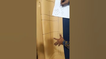 Coat Pattern Draft Point to point Explains -p23/68 #shorts