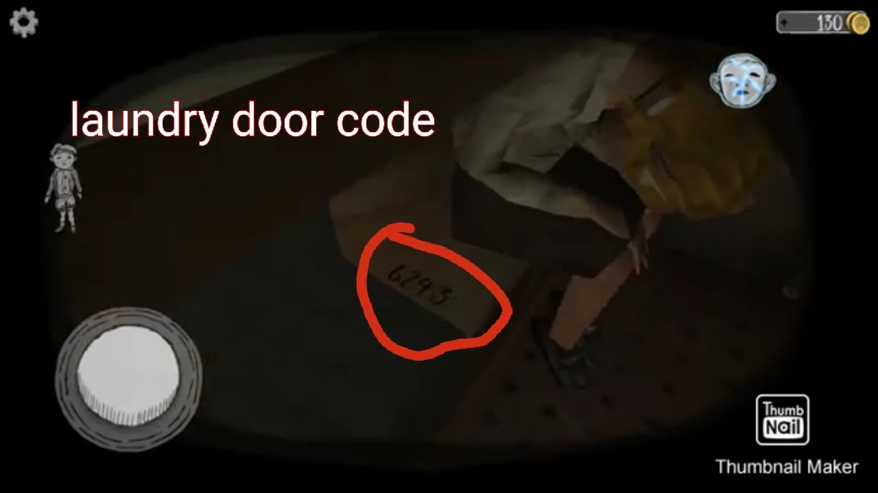 How to find the laundry door code in The Evil Nun YouTube