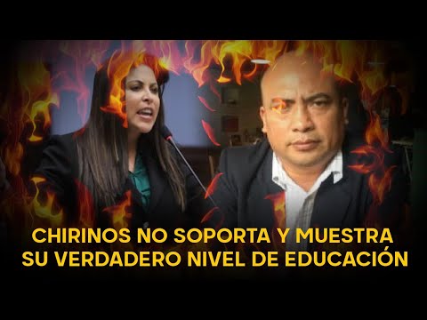 Patricia Chirinos explota y muestra su nivel de educación en transmisión en vivo: ¡Cállese la boca!