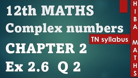 12th maths chapter 2 exercise 2.6 question 2
