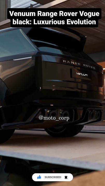 Land Rover Venuum Black Edition #rangerover #vennum #vennumblack #defender #landrover