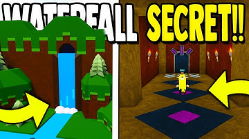 *NEW* WATERFALL SECRET!! | Build a Boat for Treasure ROBLOX