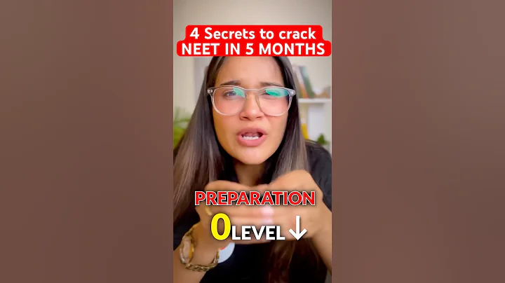 4 Secrets TO CRACK NEET IN 5 MONTHS  #neet2025 #neetpreparation