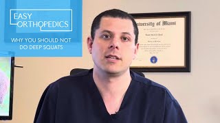 Why you shouldn't do deep squats