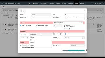 How to Create AML Rules in CXR Cloud | Currency Exchange Software