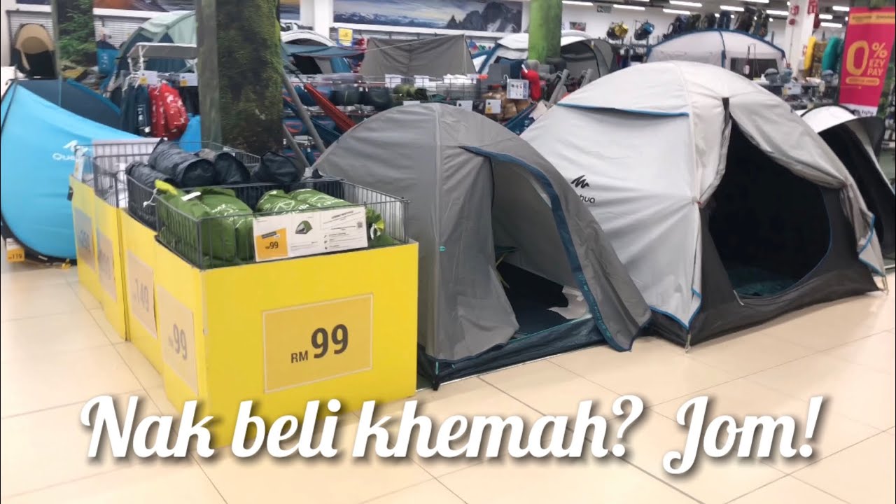 Nak Beli Khemah Boleh TRY TEST Dulu Kat Sini?