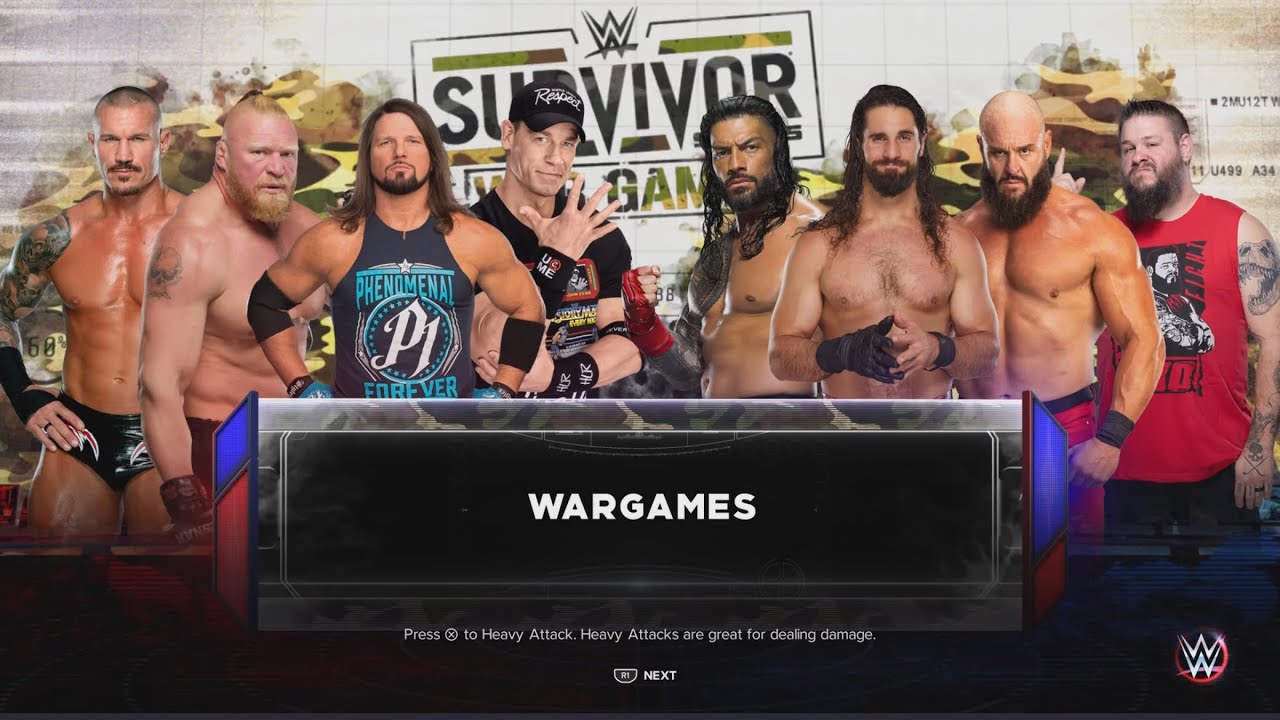 WWE 2K23 - Survivor Series War Games: Team Cena vs Team Reigns