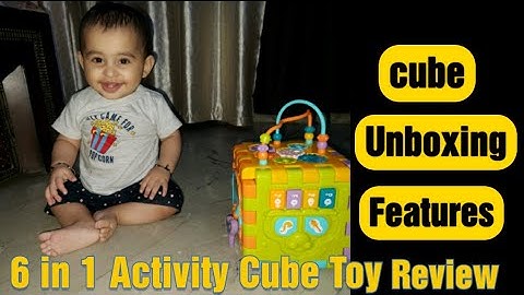 Activity Cube for Baby| 6 in 1 Activity cube toy Review| Amazon | Early Education| Aveeral sharma
