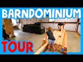 BARNDOMINIUM FLOOR PLAN TOUR 💦 How We Get Water Off-Grid For Our RV