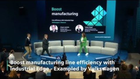 Volkswagen boosts line efficiency in car manufacturing with Siemens Industrial Edge