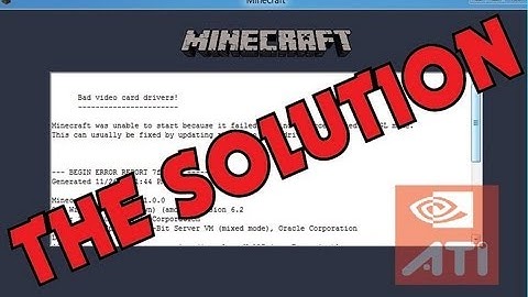 !New! Minecraft bad video card drivers windows 7 fix [HD][LIVE HELP]