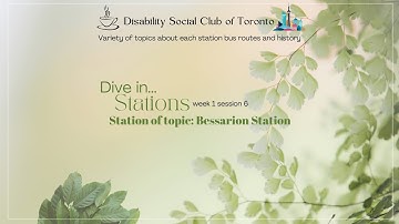 Week 1 session 6 - Bessarion promotion video