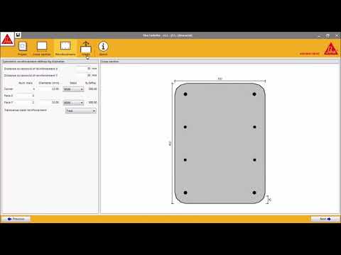 Sika® Carbodur® FRP Design Software I - Column Strengthening- Axial and Bending