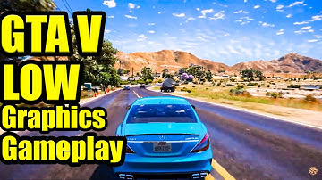 GTA V Low graphics gameplay - REDUX 1.8 MOD Pocopie