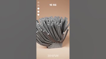 ⚪ Steel Ball vs Cube of Cubes 🧊 | Cinema4D Destruction Physics Simulation 💥