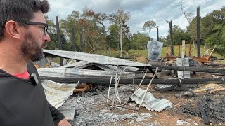 O FIM DO SONHO? AGRICULTOR PERDE TUDO NO FOGO! CLOVIS PRESIDENTE GETÚLIO