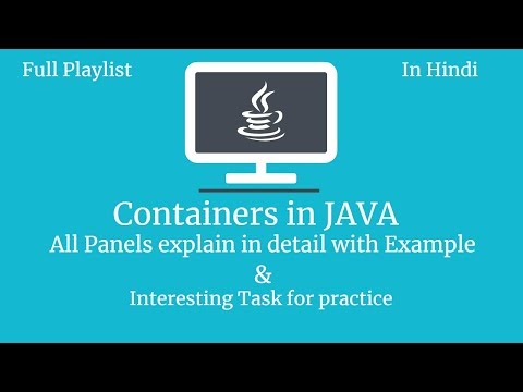 Video: Wat wordt bedoeld met container in Java?