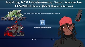 Installing RAP Files/Renewing Game Licenses For PS3 CFW/HEN Users! (PKG Based Games)