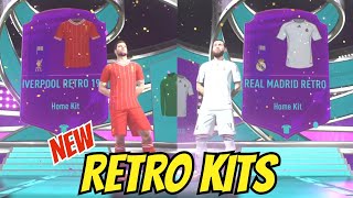 LIVERPOOL AND REAL MADRID RETRO KITS !! FIFA 23 ULTIMATE TEAM