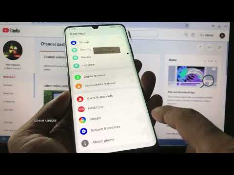 Huawei P30 Pro How to Enable USB Debugging I GSMAN ASHIQUE I