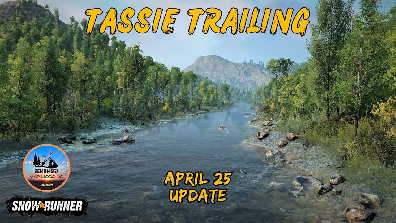 Tassie Trailing - New Update - Snowrunner Mod Map - YouTube