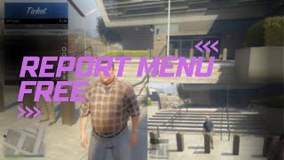Ticket Report System | FREE Standalone FiveM Script (0.00ms) RageUI