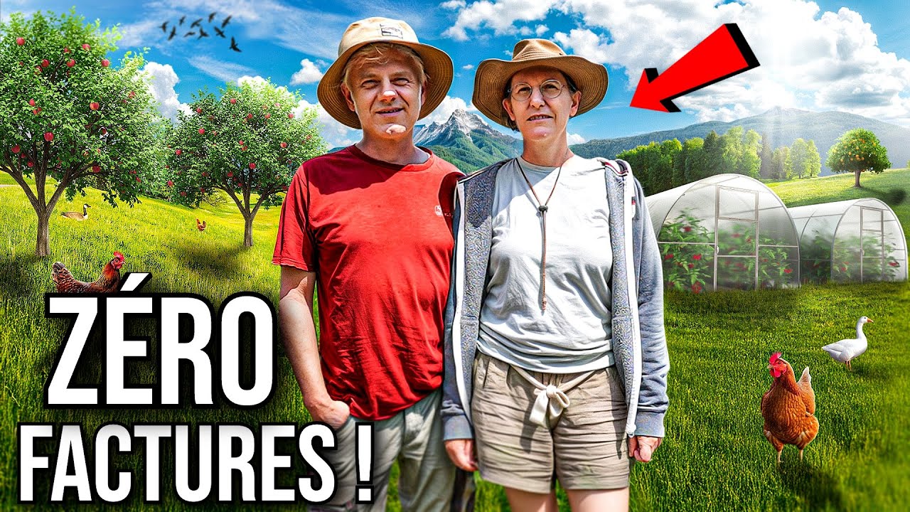 Ce couple à créé une ferme 100% AUTONOME ! (Serre walipini, permaculture...)
