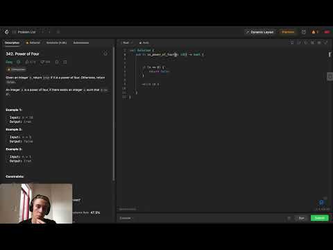Power of Four | 342 Leetcode | Rust