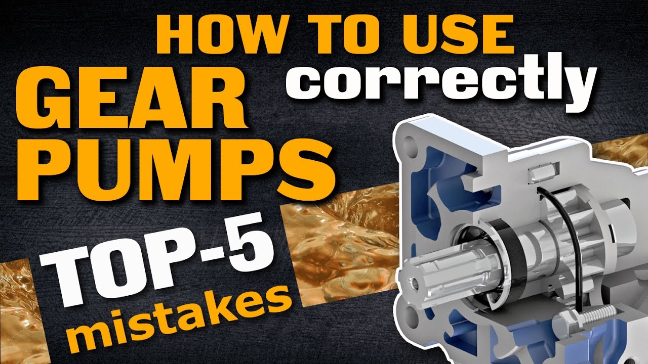 How to use gear pumps correctly /TOP5 mistakes/ YouTube