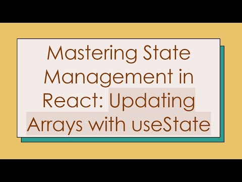 Mastering State Management