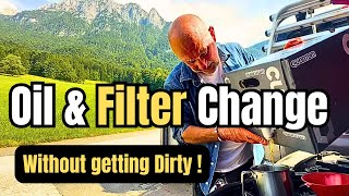 How to change  Mini Cooper S  Engine Oil  & Filter Without getting Dirty
