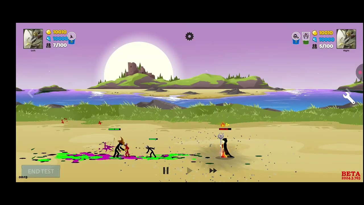 ساحرة لي عندها قدرة تحويل ضد جميع وحدات و ملوك ستك وار ساغا ⚔️