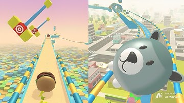 ACTION BALLS: SPEEDRUN GAMEPLAY LEVEL41,42 | BALLS ON TRACKS