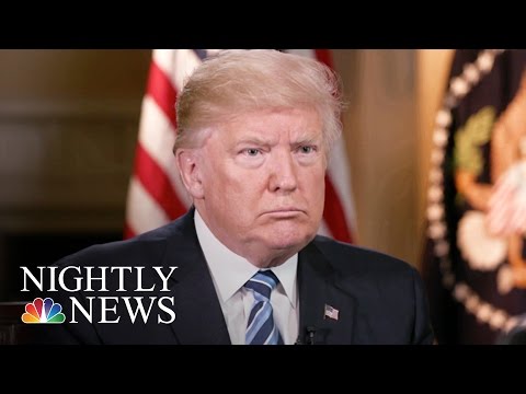 President Donald Trump On His Firing Of James Comey (Extended Exclusive) | NBC Nightly News
